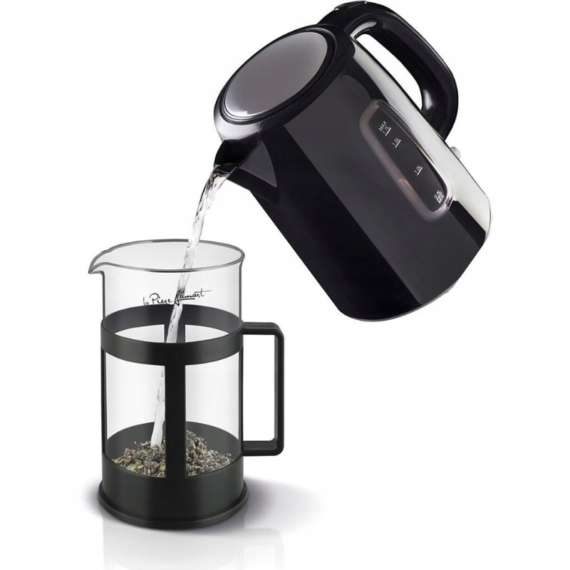 ZAPARZACZ TŁOKOWY FRENCH PRESS DO KAWY HERBATY 1L Materiał szkło