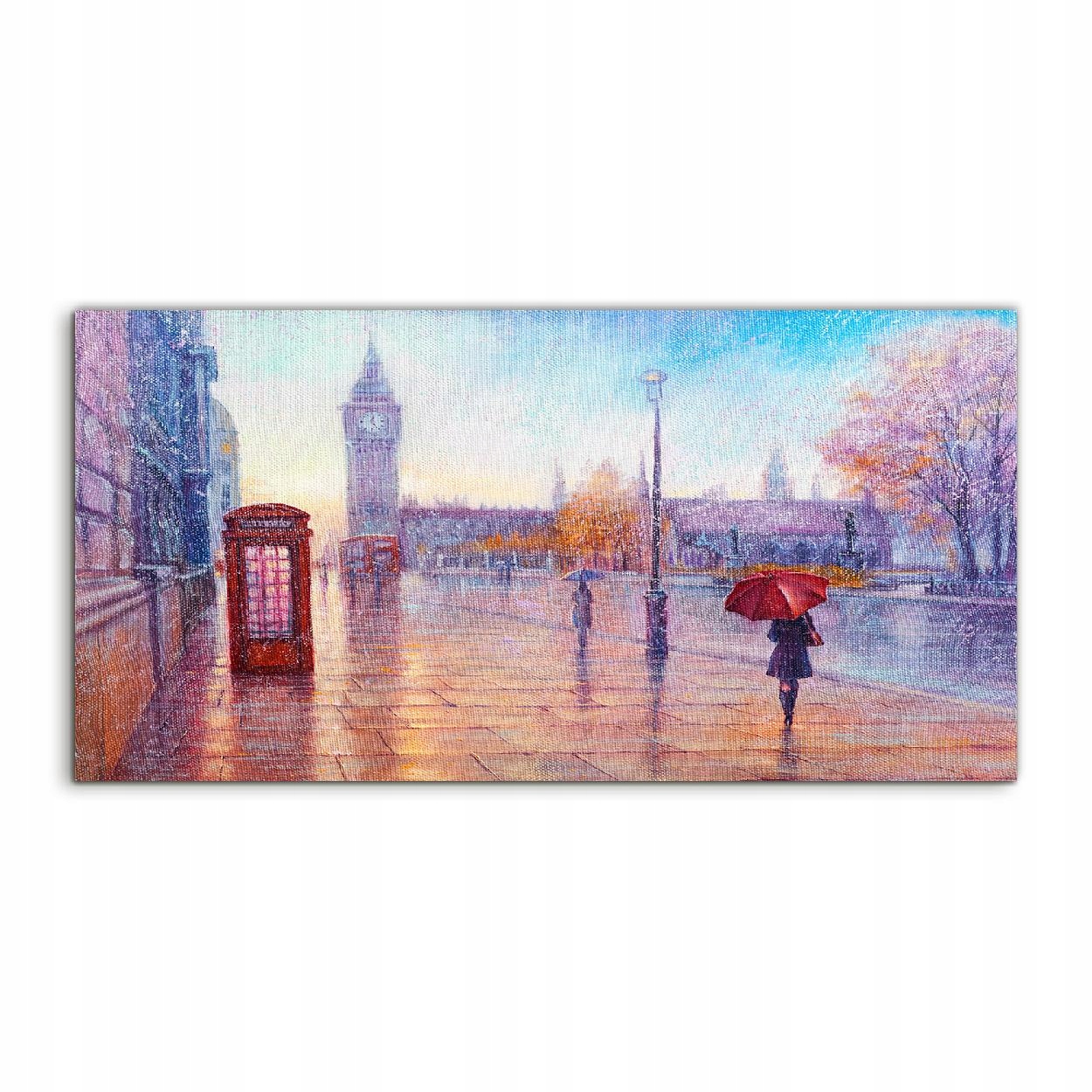

Obraz akryl 100x50 na ścianę Londyn Big Ben Most