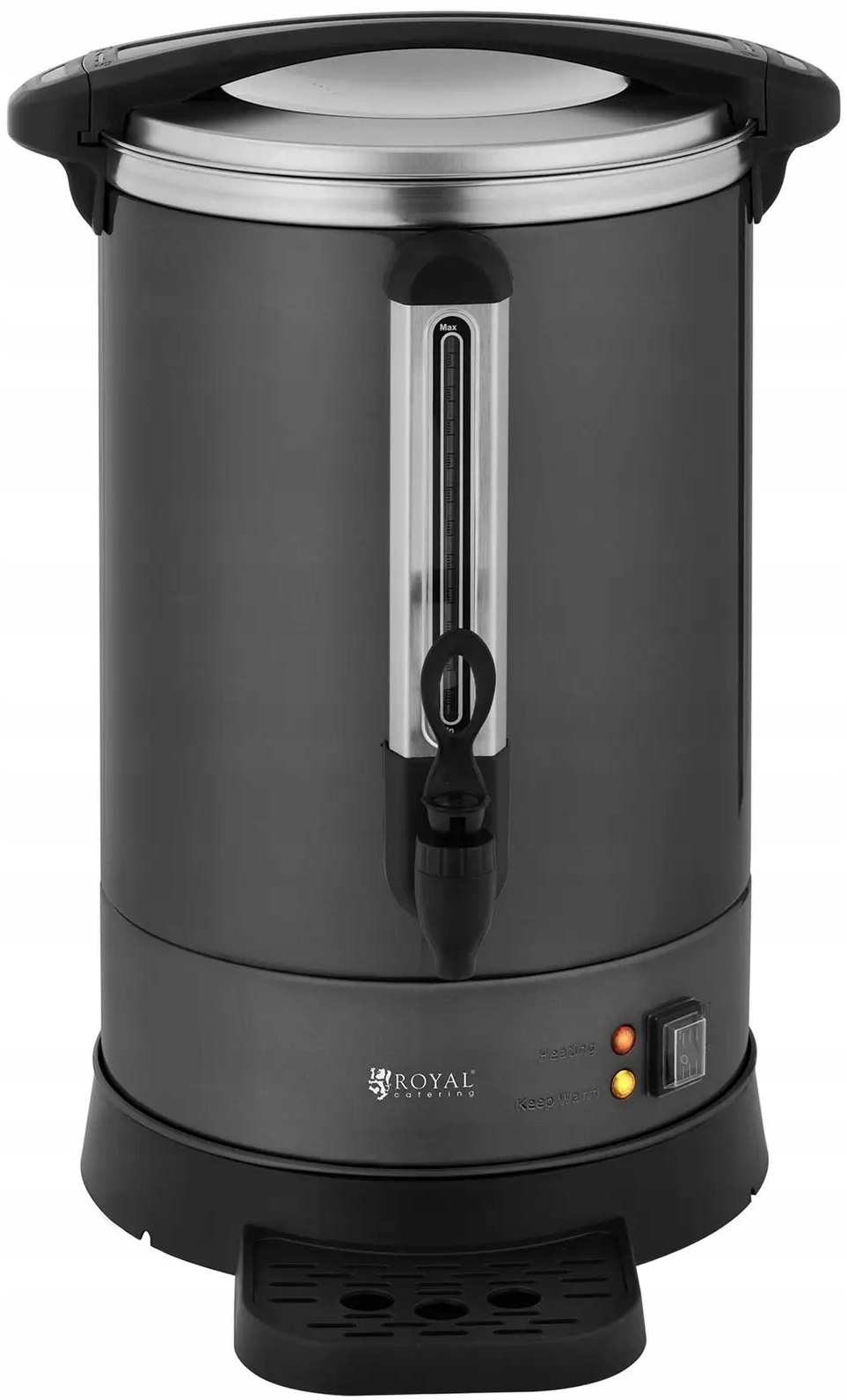 Zaparzacz do kawy 14 l czarny stalowy Royal Catering RC-WBDWTC14G 10012460