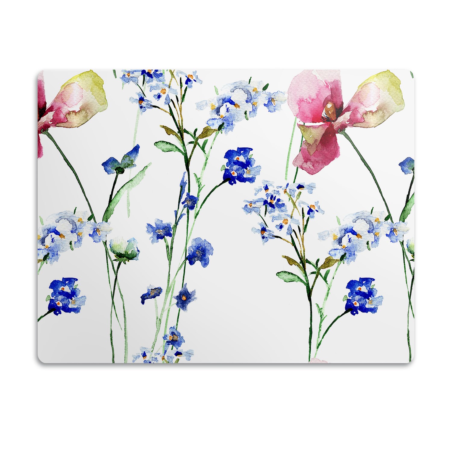 Levně Voděodolná podložka pod misku Malované květiny 60x40