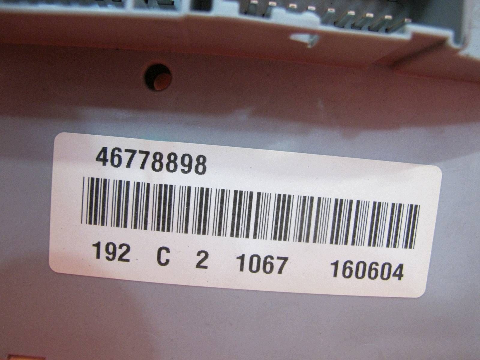 FIAT STILO 1.9 JTD 192A1000 computer module BSI compartment ignition 55198058