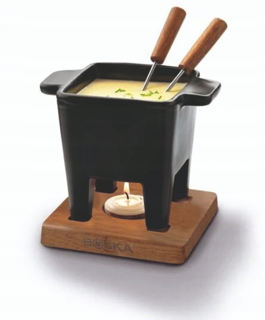 ZESTAW DO FONDUE CZEKOLADA SER TAPAS BOSKA 200ml