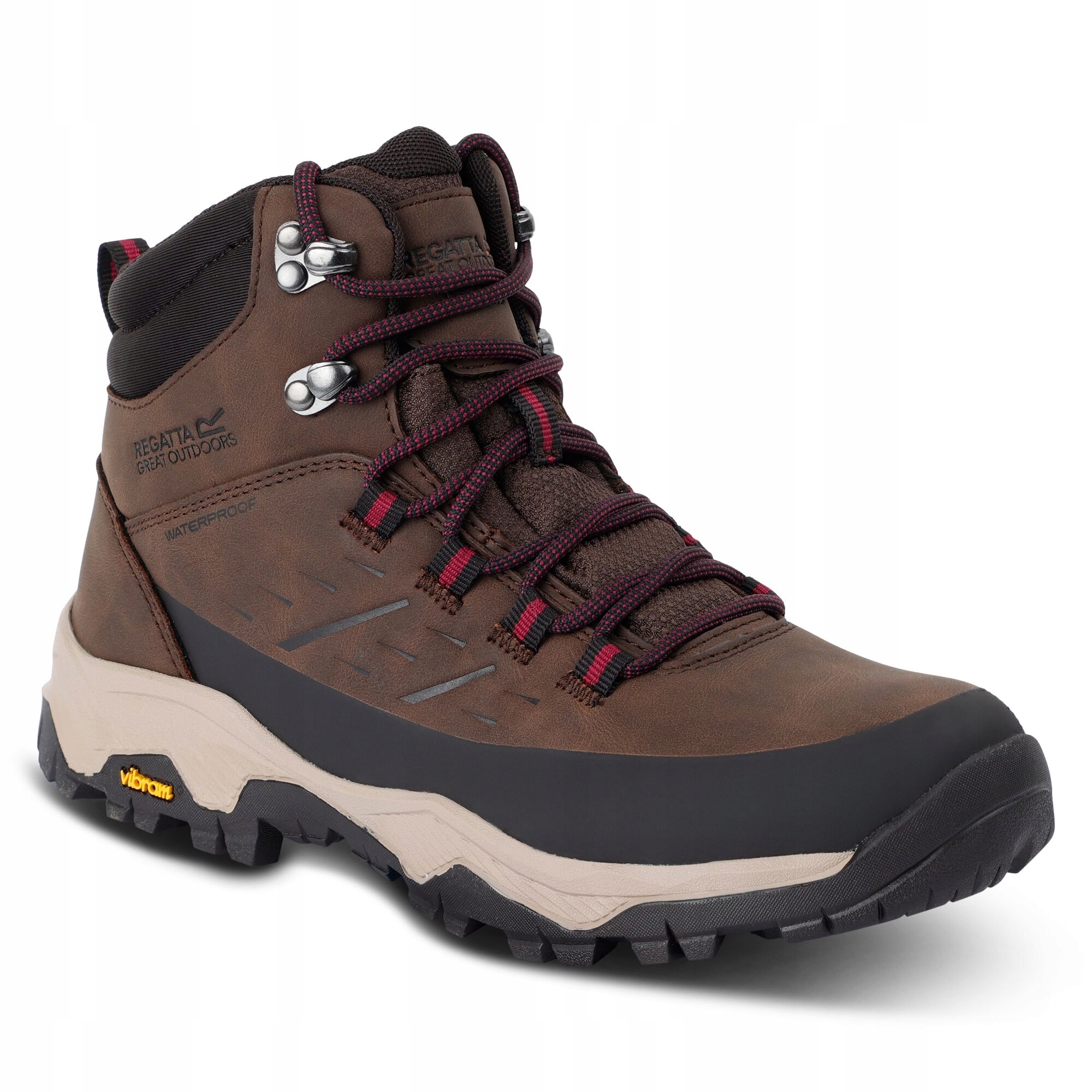 Regatta buty trekkingowe wysokie Blake Vibram r.41 RWF900 1TW Brązowe