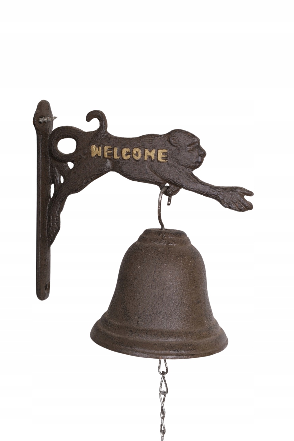 MAŁPKA -WELCOME DZWON - ŻELIWNY GŁOŚNY