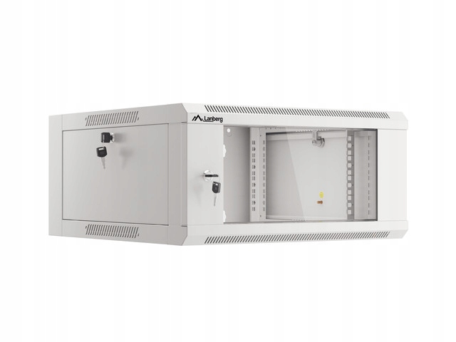 Závesná serverová skriňa 19 palcov 4U 570x600 sivá WFFA-5604-10S