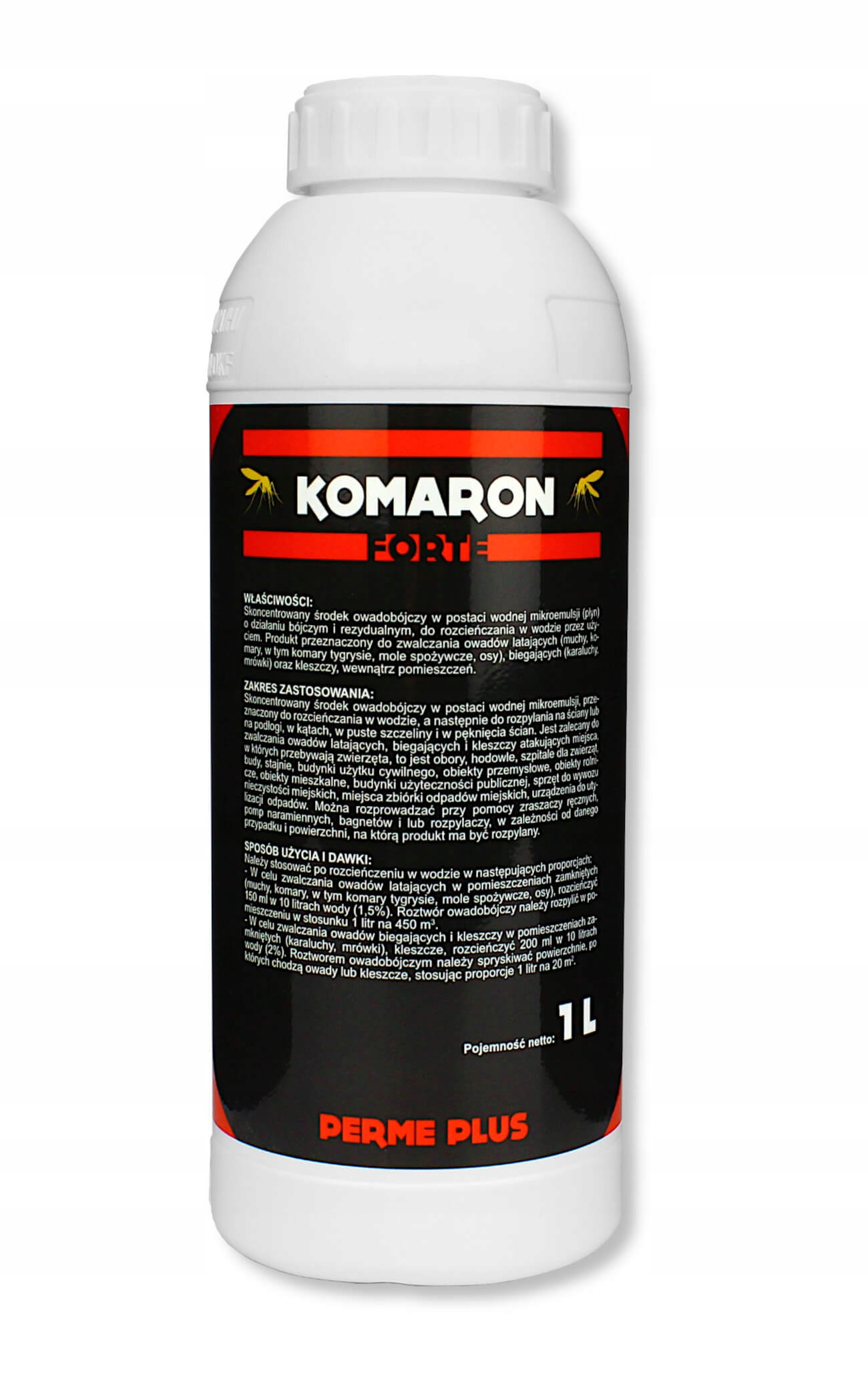 

Komaron Forte Mocny Oprysk Na Komary Kleszcze 1L