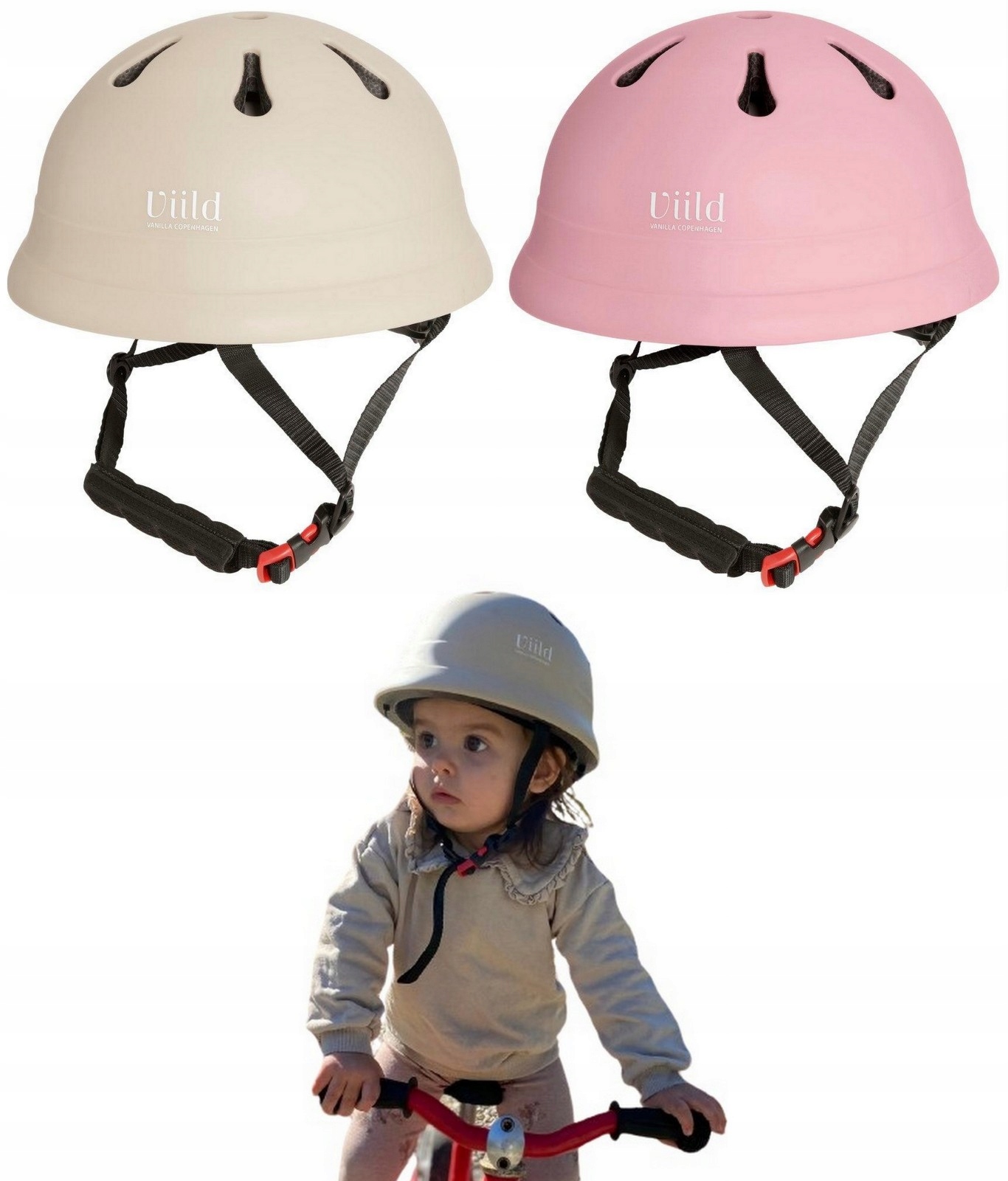 Kask rowerowy dziecięcy ochronny Vanilla Copenhagen Xs (48-52cm)