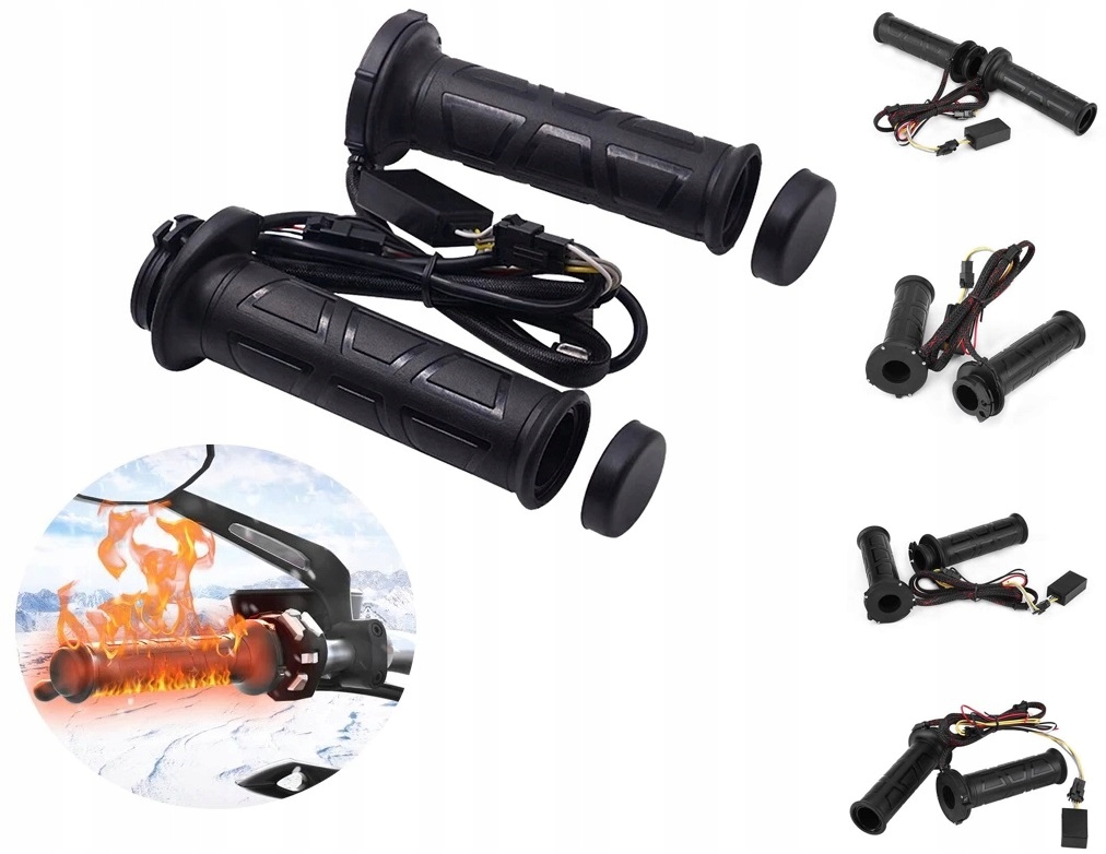 

Manetki Podgrzewane Motocyklowe 22mm 4 Stopnie Kpl
