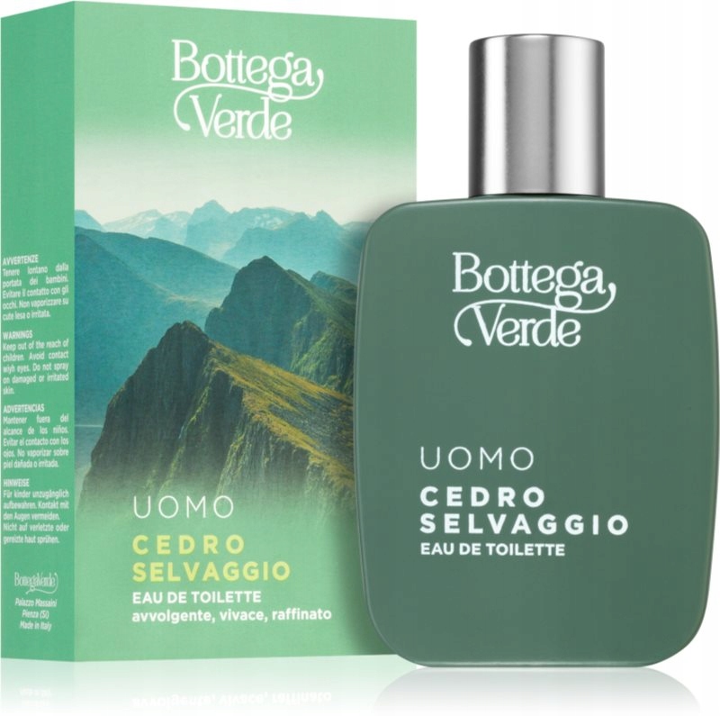 Bottega Verde Cedro Selvaggio Toaletní Voda 50 ML Pro Muže
