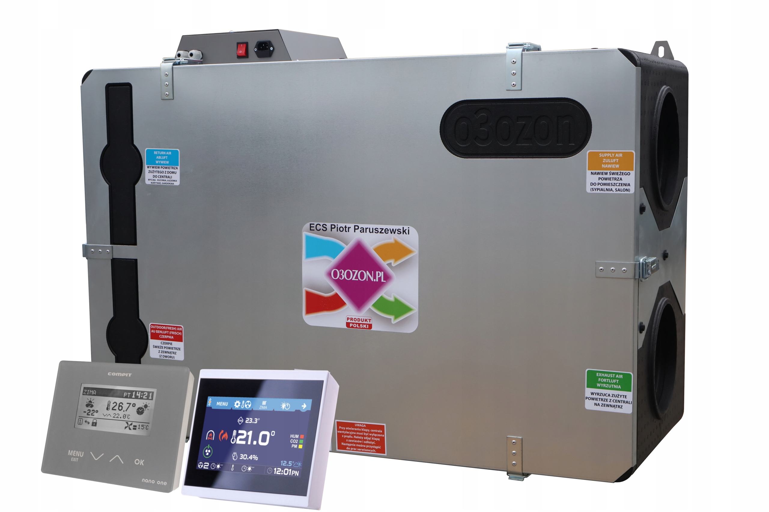 Projekt wentylacji rekuperacji klimatyzacji WYCENA Rodzaj rekuperator