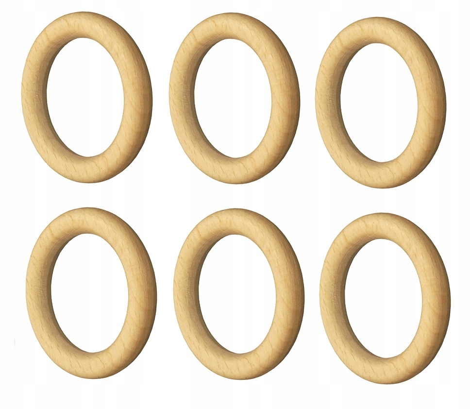 

Kółka drewniane do makramy karnisza 100 szt.