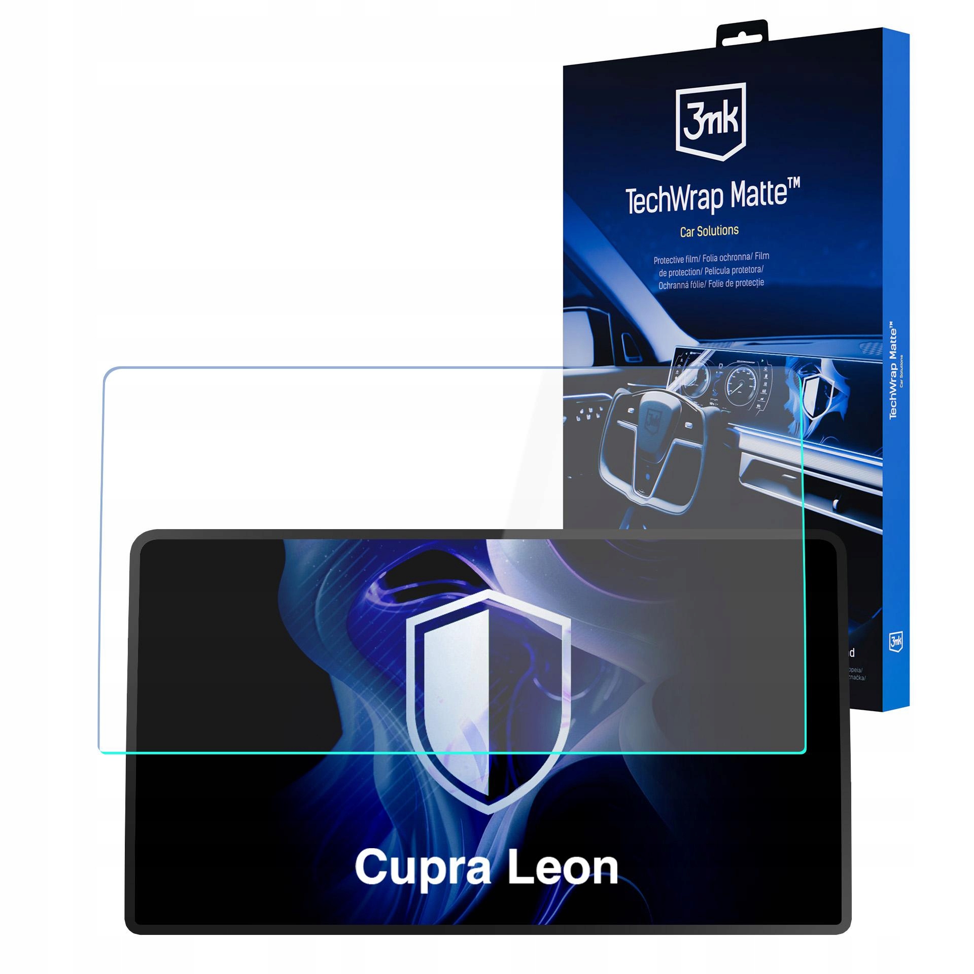Folia ochronna matowa 3mk TechWrap na ekran do Cupra Leon 2024-