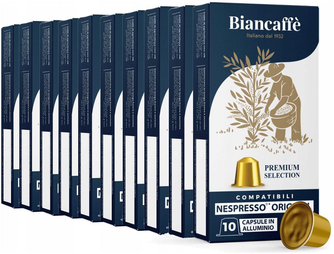 Levně Kapsle Biancaffe káva do Nespresso 100 kusů 100% Arabica