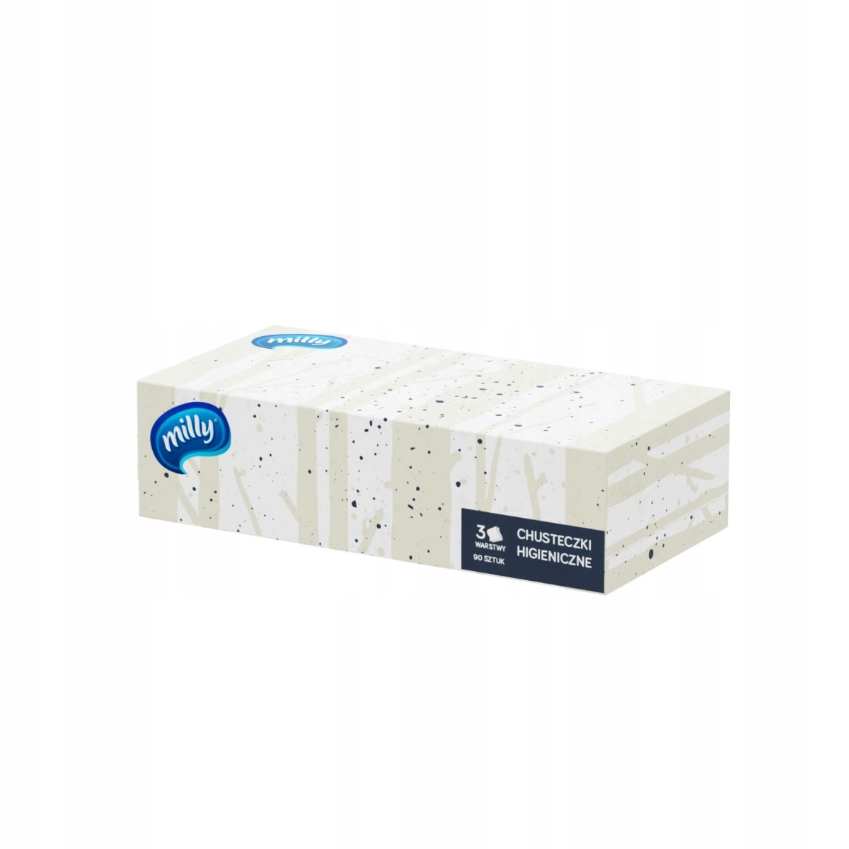 

Milly Chusteczki higieniczne Box 90 3W Drzewa