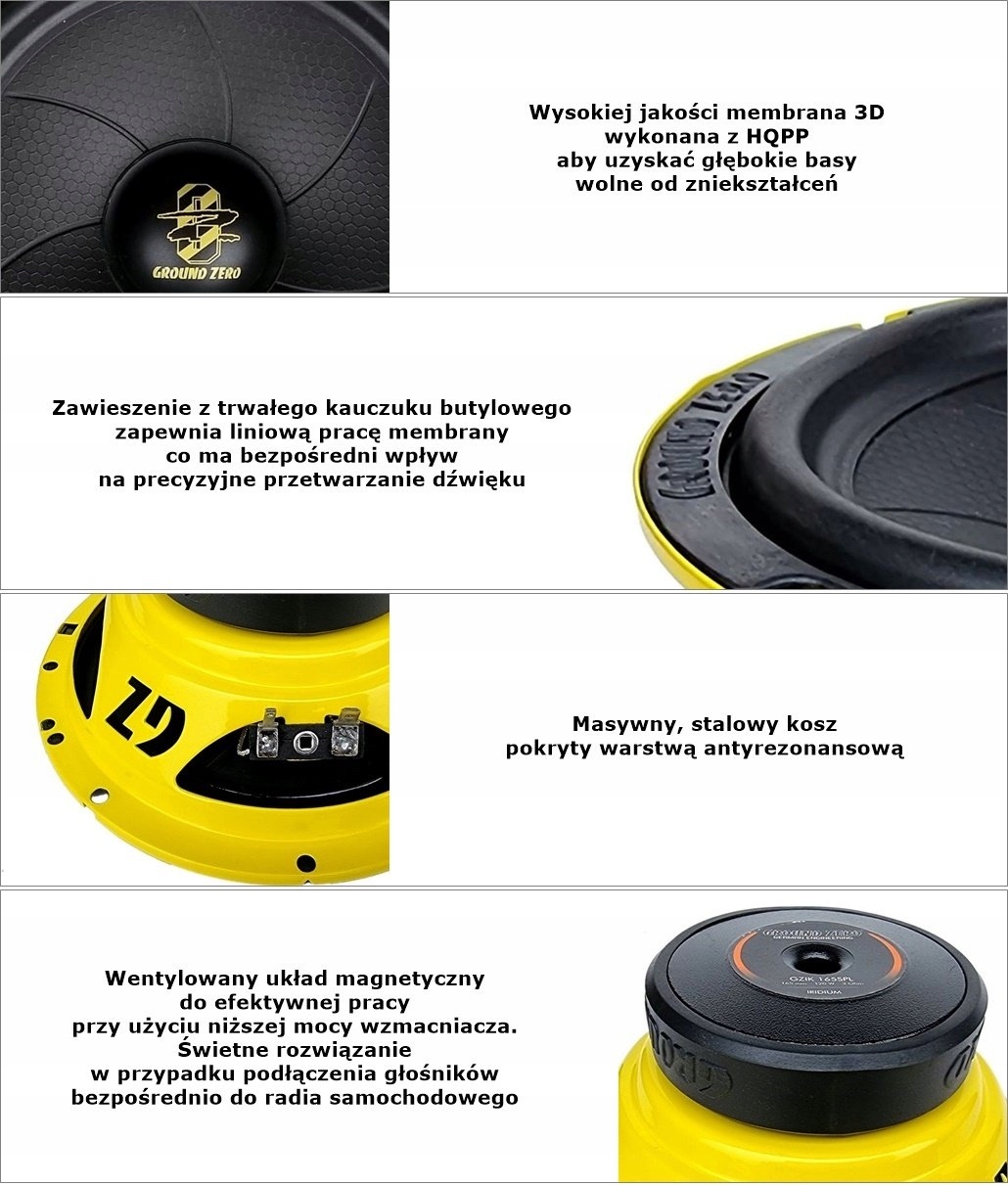 Ground Zero GZIK 165SPL Ford Mondeo Mk3 przód Marka Ground Zero