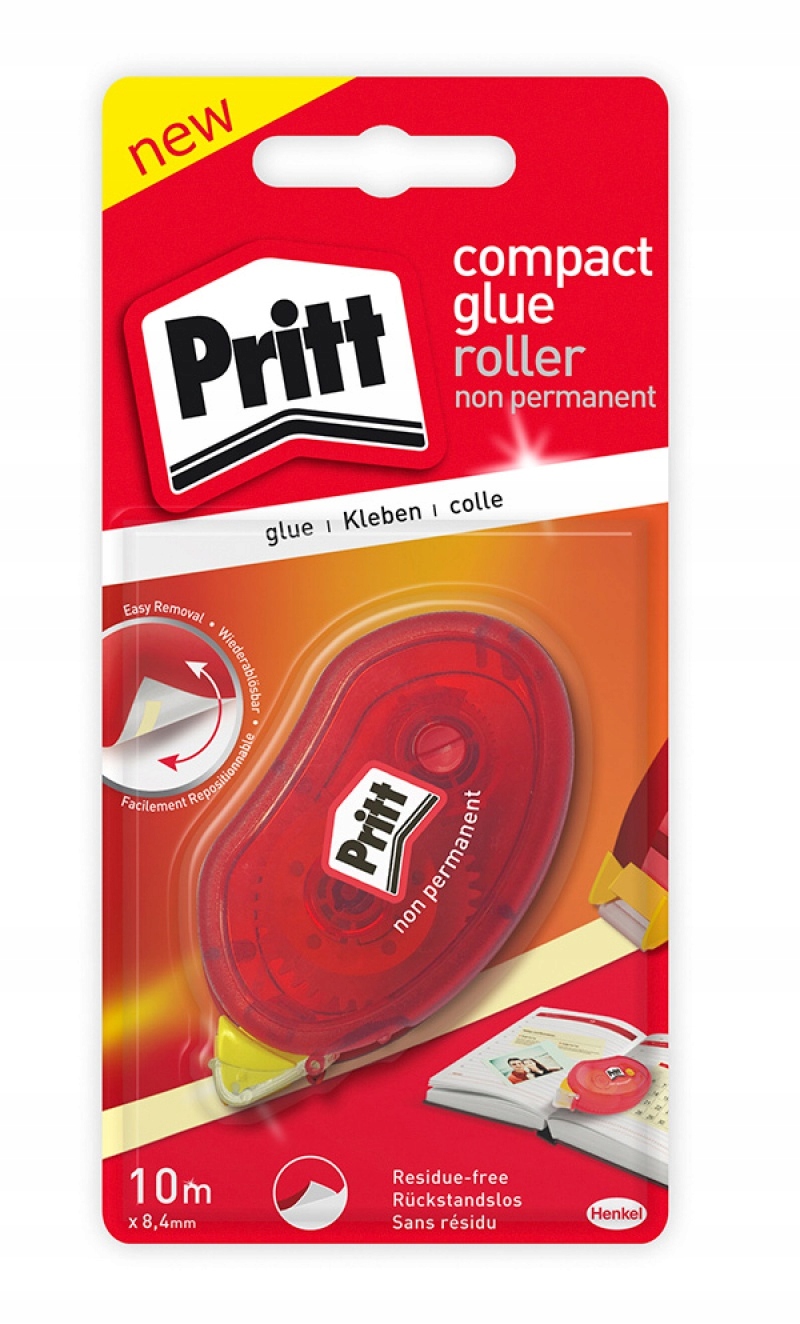 

Klej w taśmie Pritt Non-permanent 8,4mm x 10m
