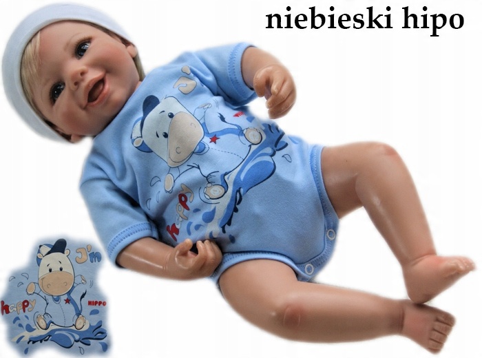 

Body pajacyk nadruk 56 krótki rękaw bawełniane