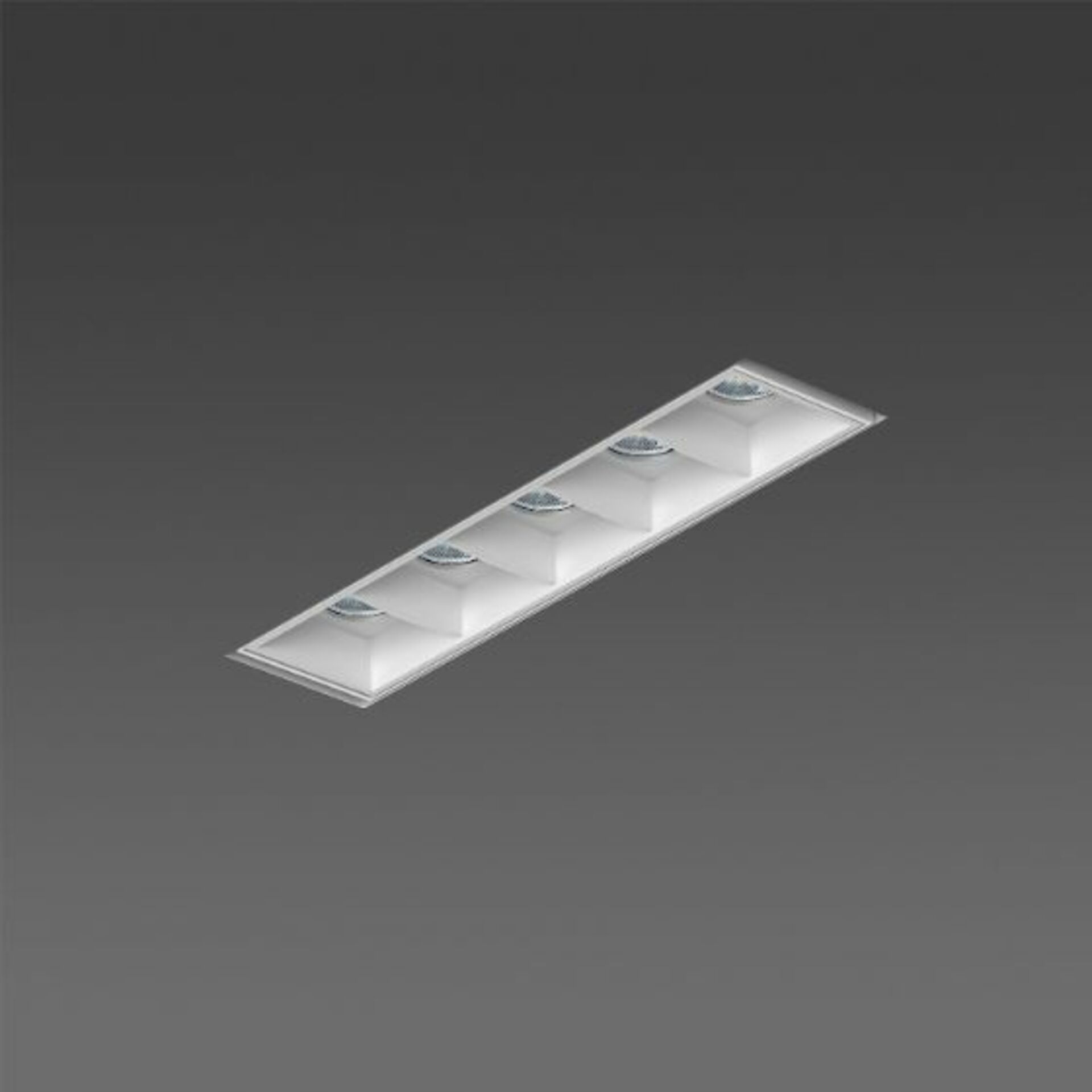 Bpm Zápustné svietidlo Lent Modular biele Led 10W 60 ° 3000K 805lm 143x43mm