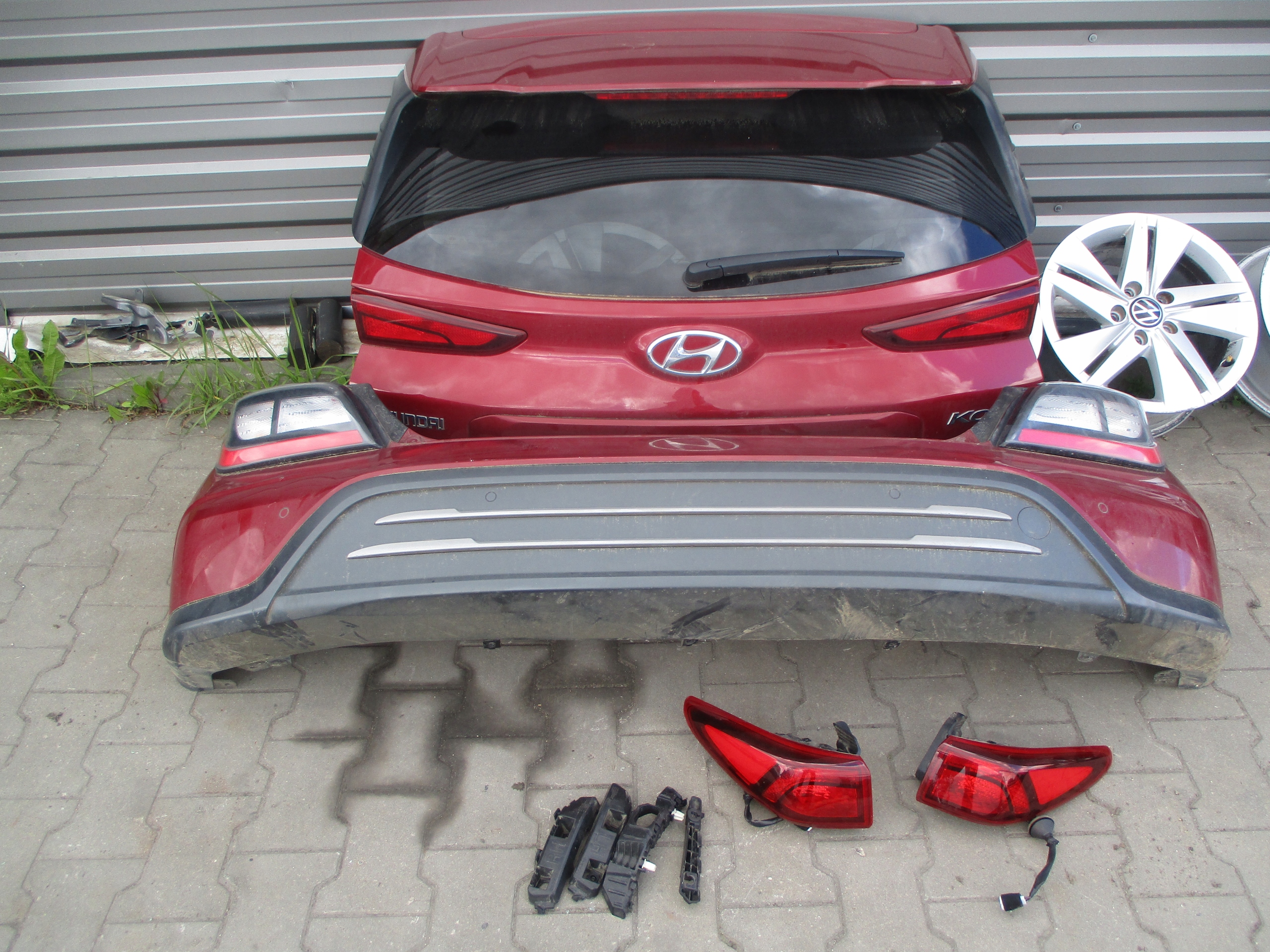 HYUNDAI KONA I 2021 KLAPA TYLNA ZDERZAK BELKA LAMPA TYŁ WR6