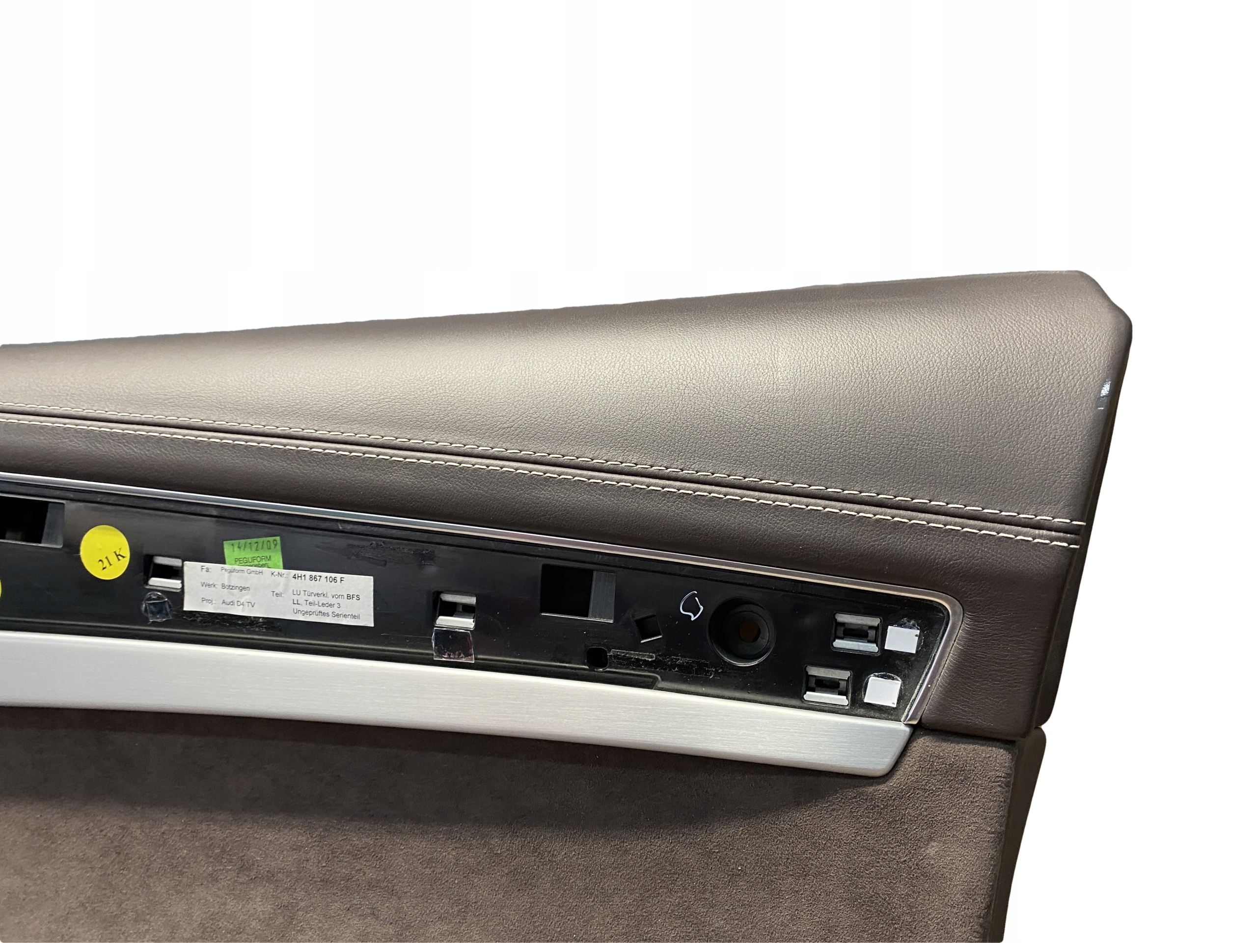 AUDI A8 4H D4 side door left front leather