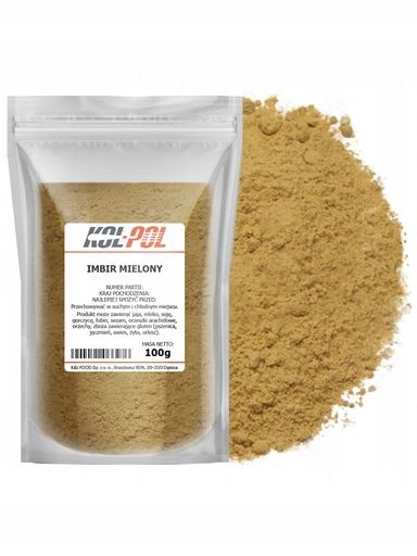 Levně 5x Zázvor MLETÝ100g Přírodní bez přísadaromatický vysoká kvalitaKol-Pol