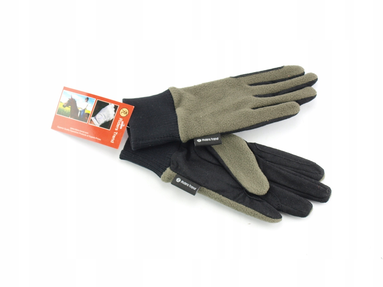 Rękawice jeździeckie RIDERS TREND 10034523B roz CM Marka Riders Trend