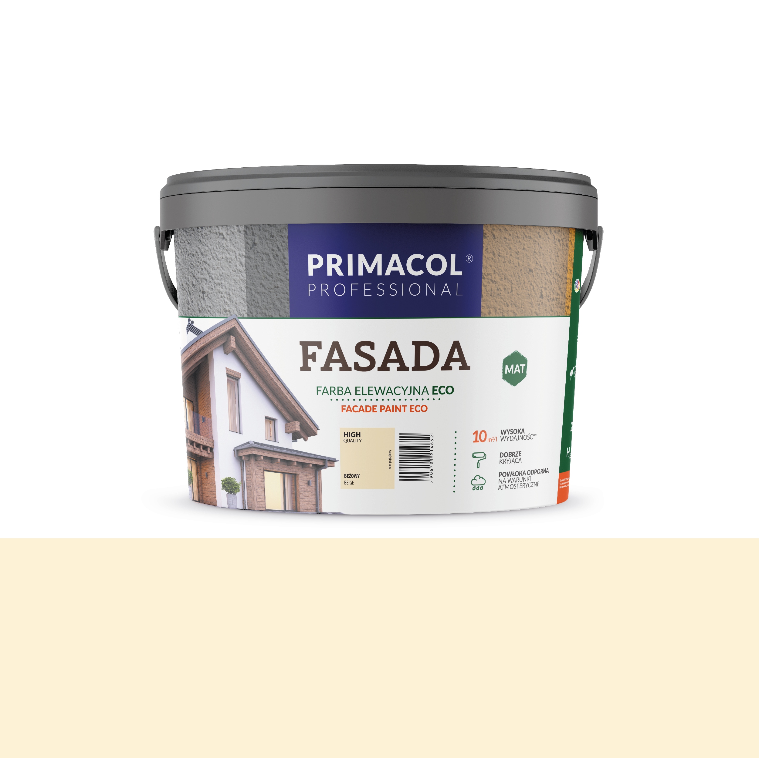 

Farba Fasadowa Do Elewacji Eco 10L beżowy