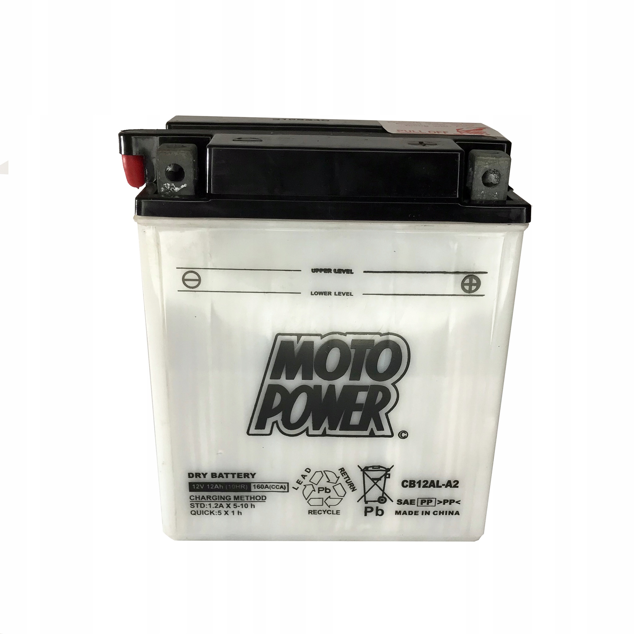 

Motocyklowy akumulator 12Ah CB12AL-A2 Motopower