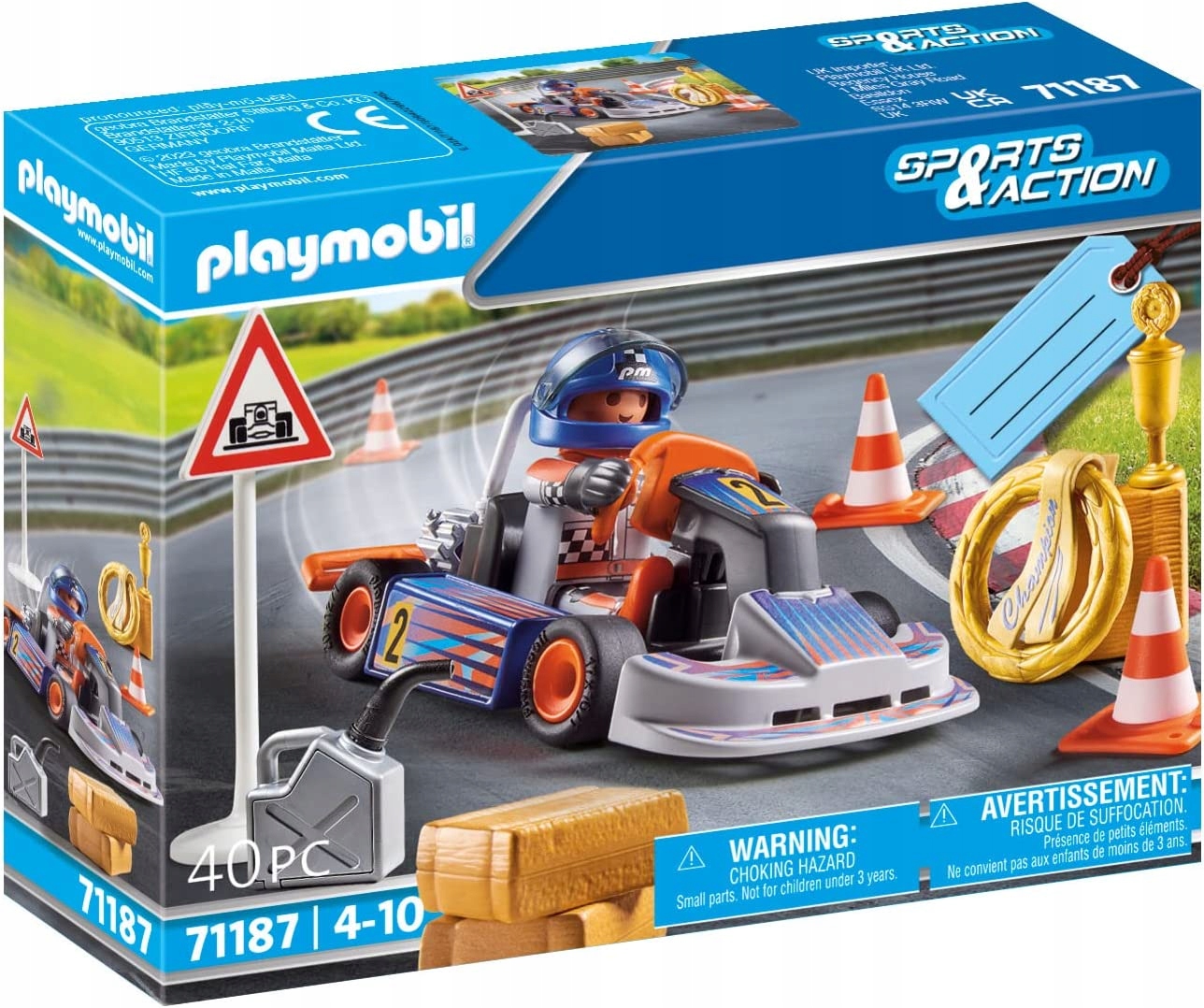

Playmobil 71187 Kierowca Kartingowy