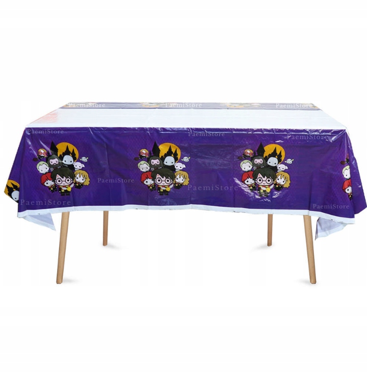 OBRUS FOLIOWY HARRY POTTER HOGWART HERMIONA RON ZGREDEK DEKORACJA URODZINY