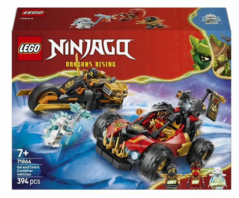 Stavebnice Multifunkční Vozidla Kaia A Colea 71864 Lego Ninjago