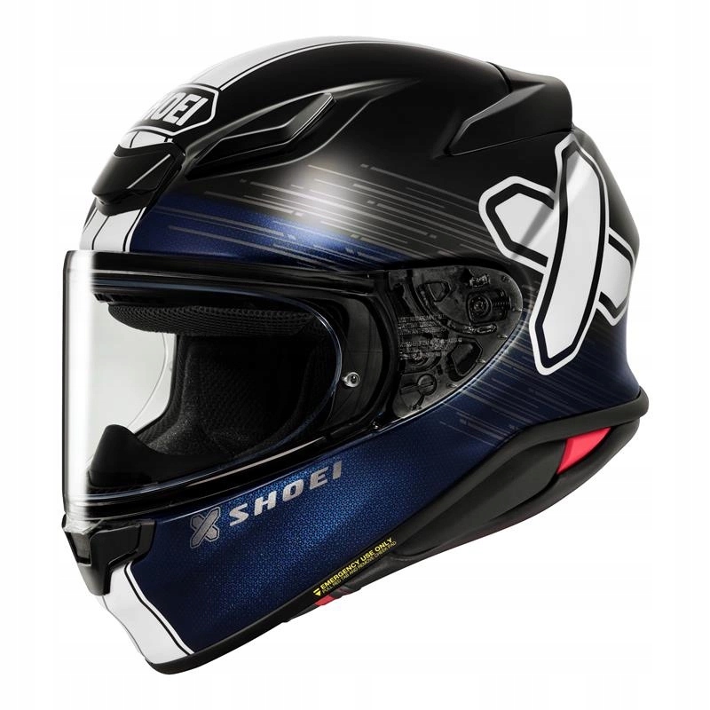 Motocyklová prilba Shoei NXR2 Ideograph TC-5 čierna modrá biela Darčeky