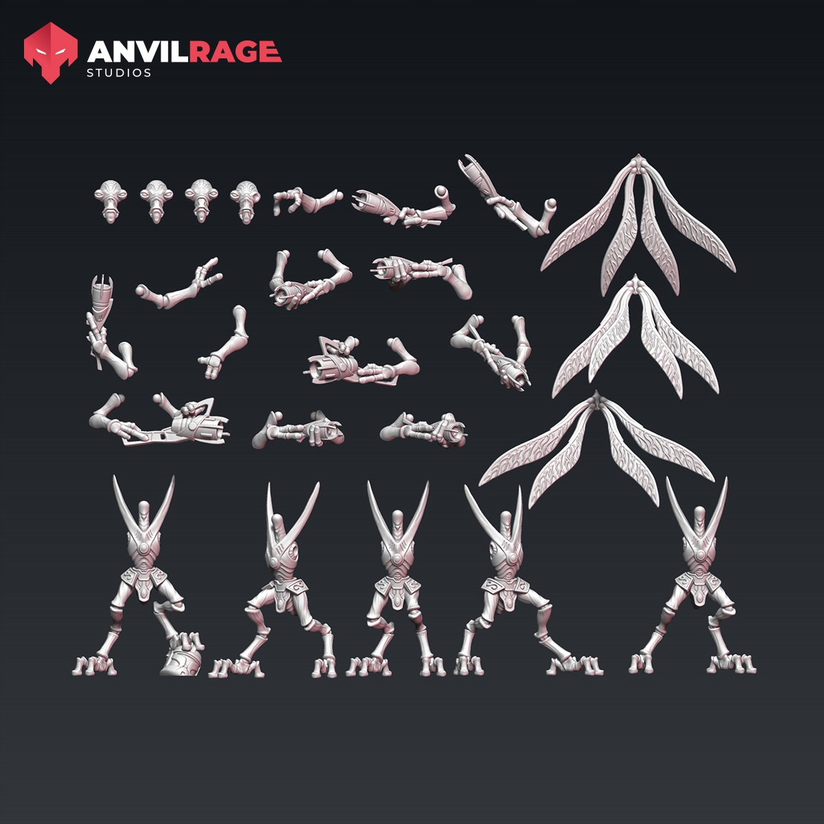 Geobugs model pasuje do gry StarWars Legion System Star Wars Legion