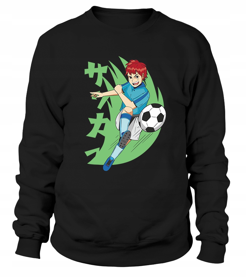 Pánská Mikina Anime Fotbalista L Černá Pro něj Chlapa Manžela Chlapa