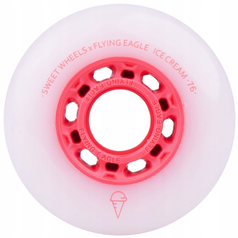 Kółka do Rolek Flying Eagle Ice Cream 80 mm/88A 4 szt czerwone