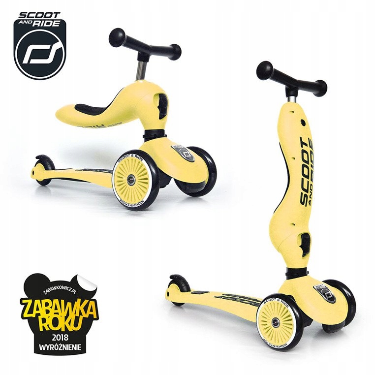 

Scoot And Ride 2w1 Hulajnoga Highwaykick 1|Lemon