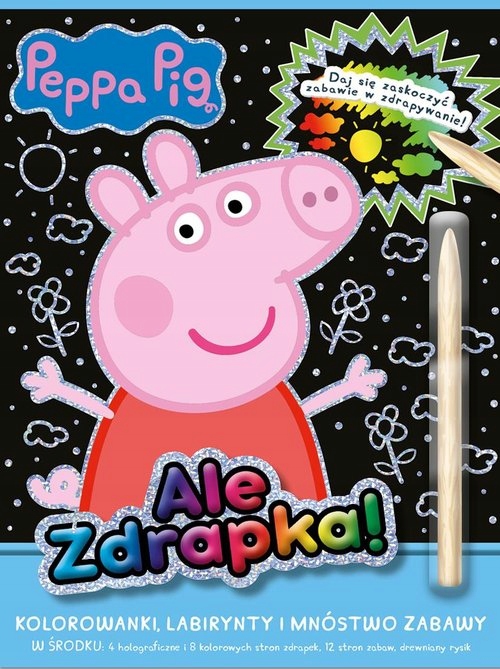 

Świnka Peppa Ale Zdrapka! Kolorywanka Zdrapywanka