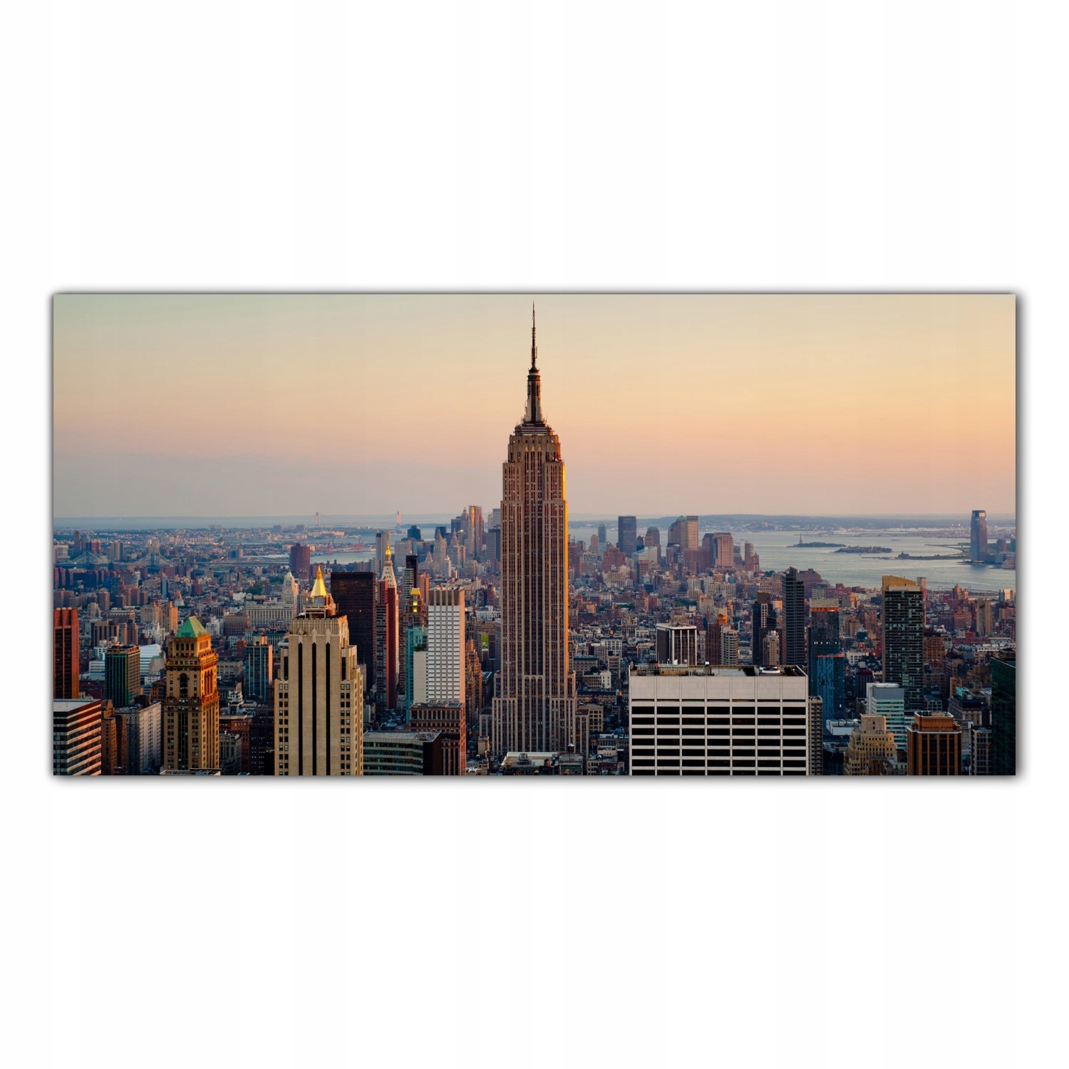 

Obraz na szkle Foto Nowy York Zachód Słońca 100x50