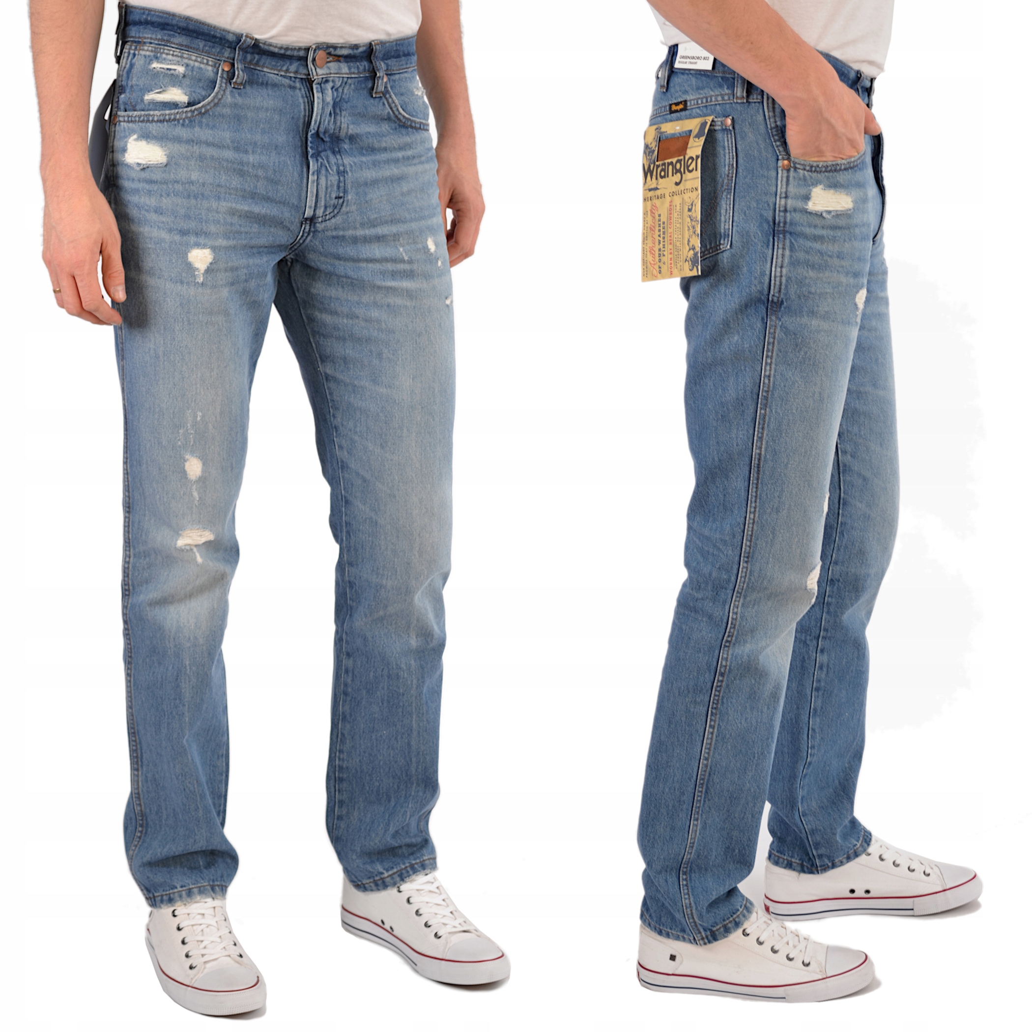 Wrangler Greensboro 803 Faded Blue W36 L34