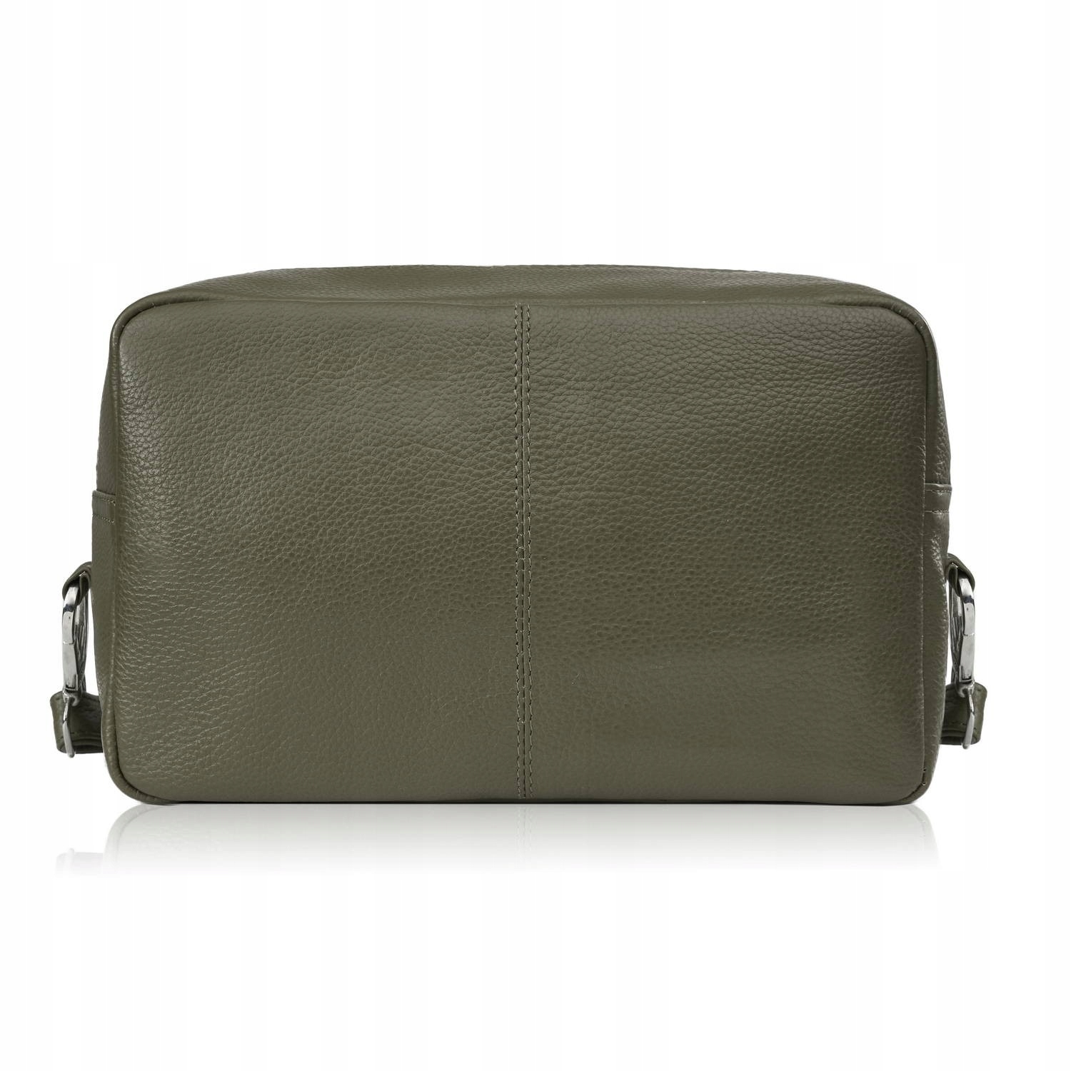 Torebka damska skórzana na ramię zielona pojemna praktyczna Paolo Peruzzi