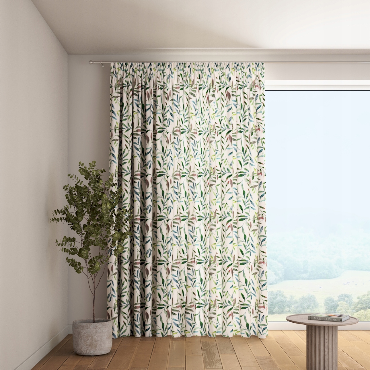 Dekoria Záclona na zvlnenej páske 1 ks 130x260 cm biela