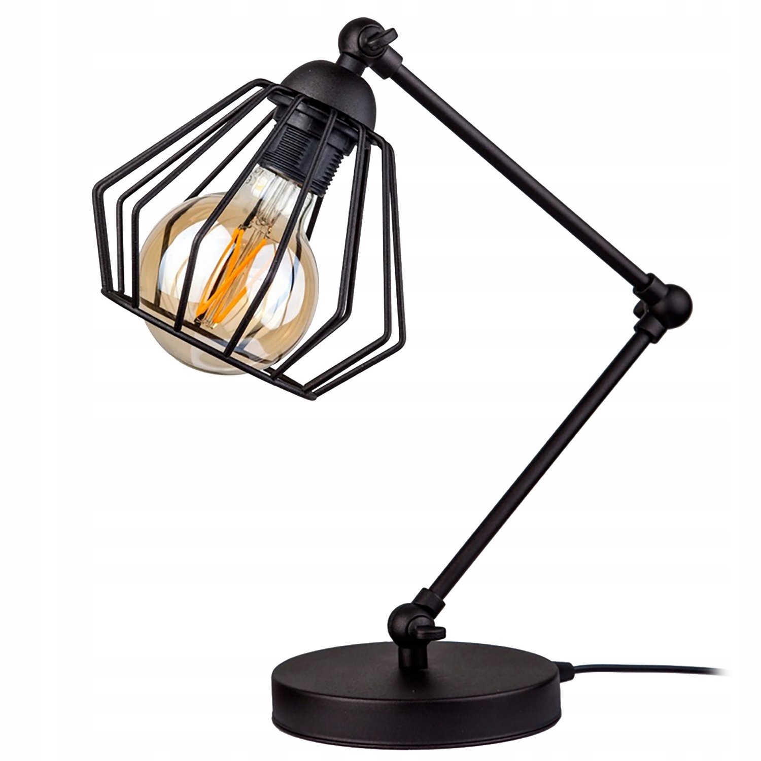 

Lampka Stojąca Biurkowa Stołowa Diament Loft Retro