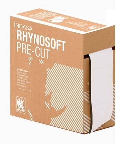 Indasa Rhynosoft Pre-cut Papier Ścierny Rolka na Gąbce P400 25M
