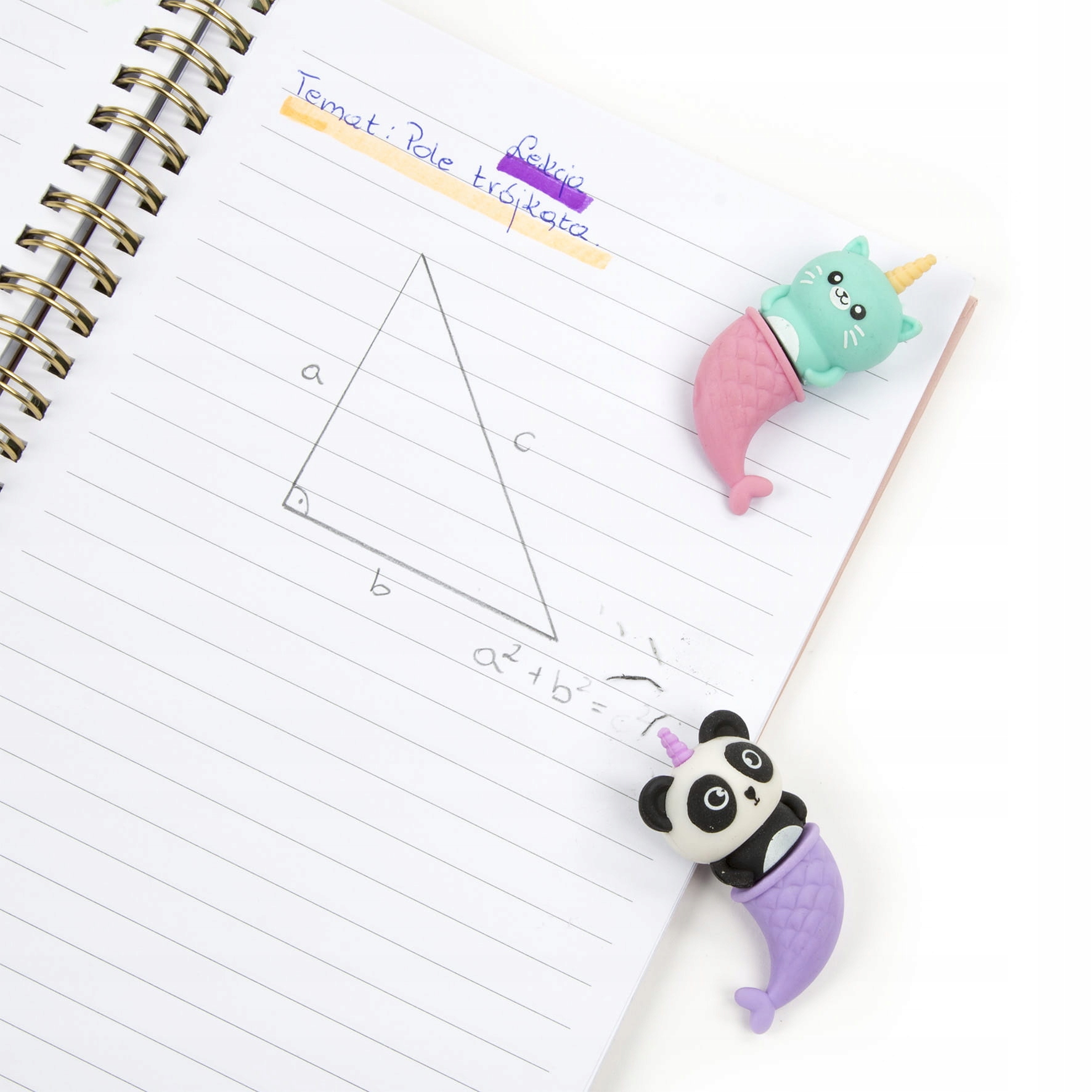 GUMKA ZAPACHOWA DO ŚCIERANIA SYRENKA-JEDNOROŻEC Marka Kidea