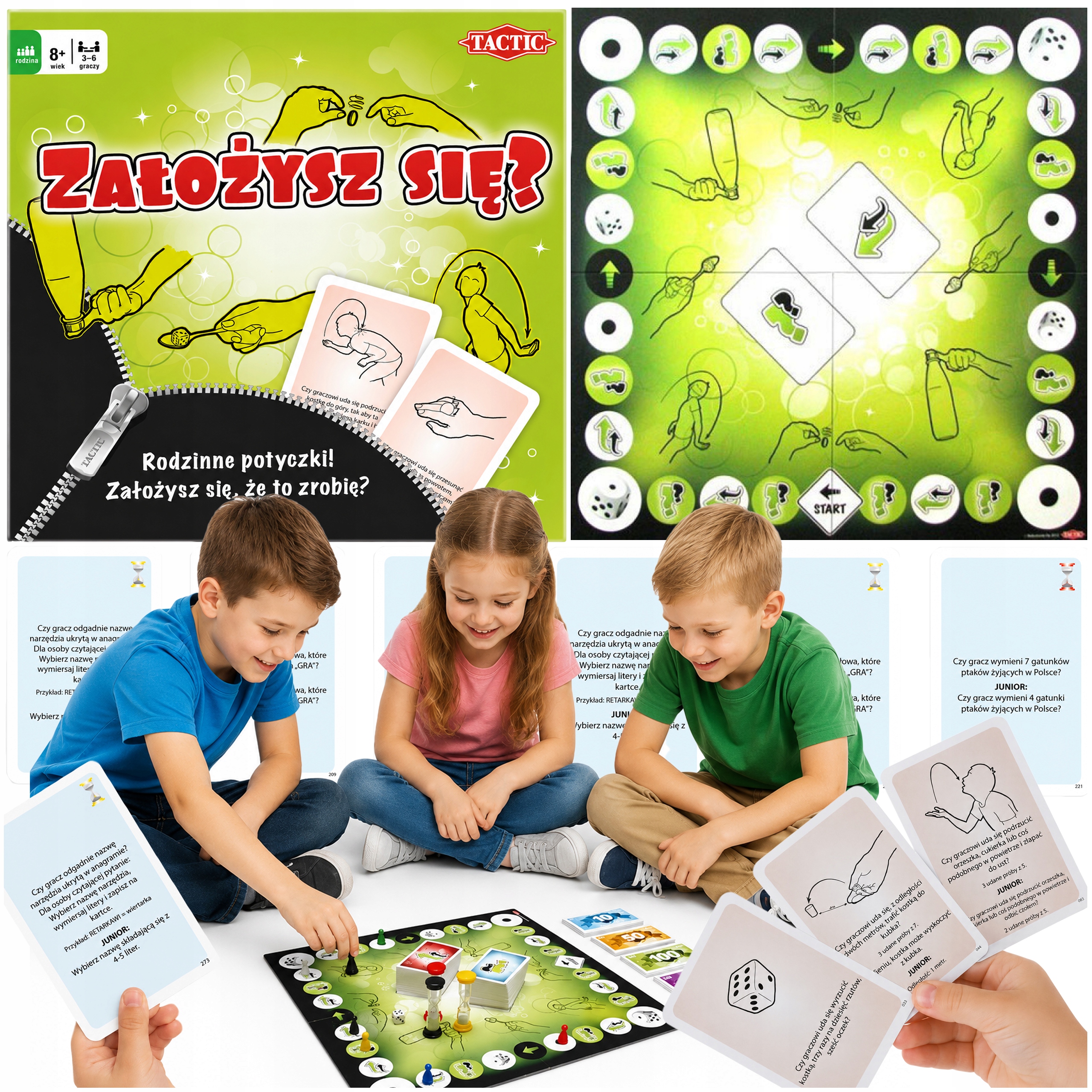 Familijna Gra Planszowa Dla Całej Rodziny Planszówka Założysz się? Ciekawa