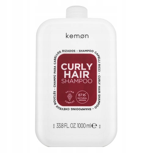 Kemon Curly Hair Shampoo vyživující šampon pro kudrnaté vlasy 1000 ml