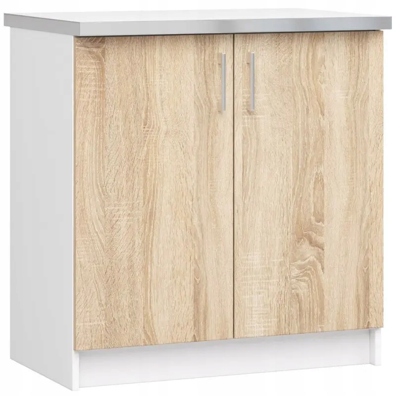 

Szafka Kuchenna S 80cm D2 Sonoma/biały Blat