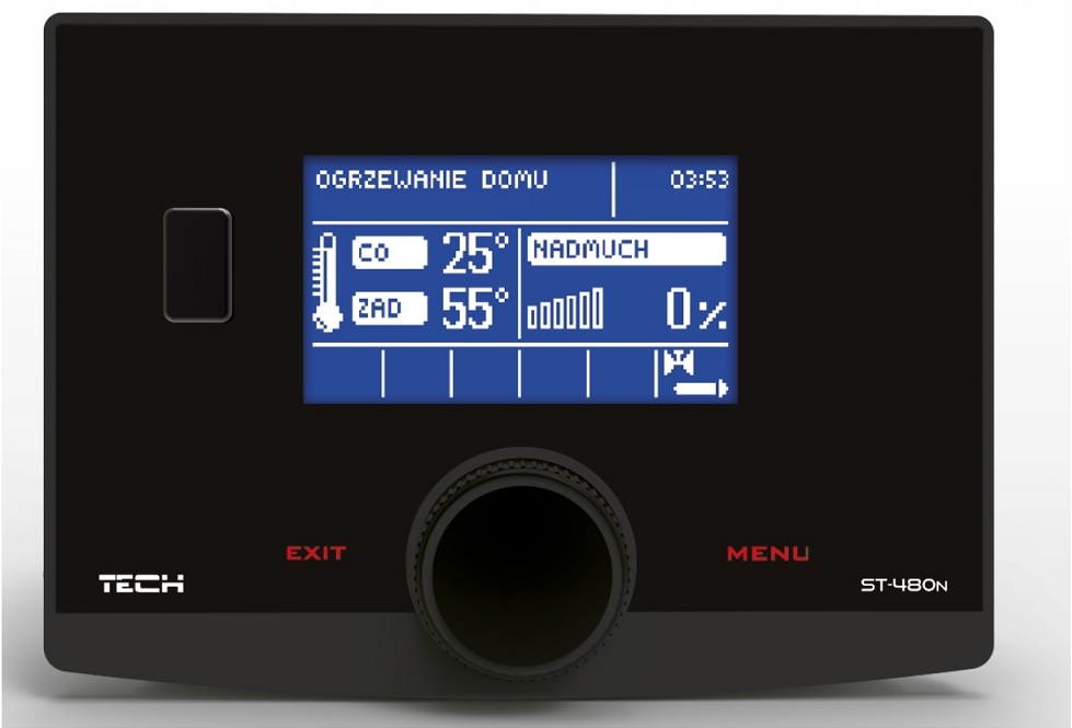 Ovládač Kotla Pece Tech ST-480N Bez Krytu A Senzorov