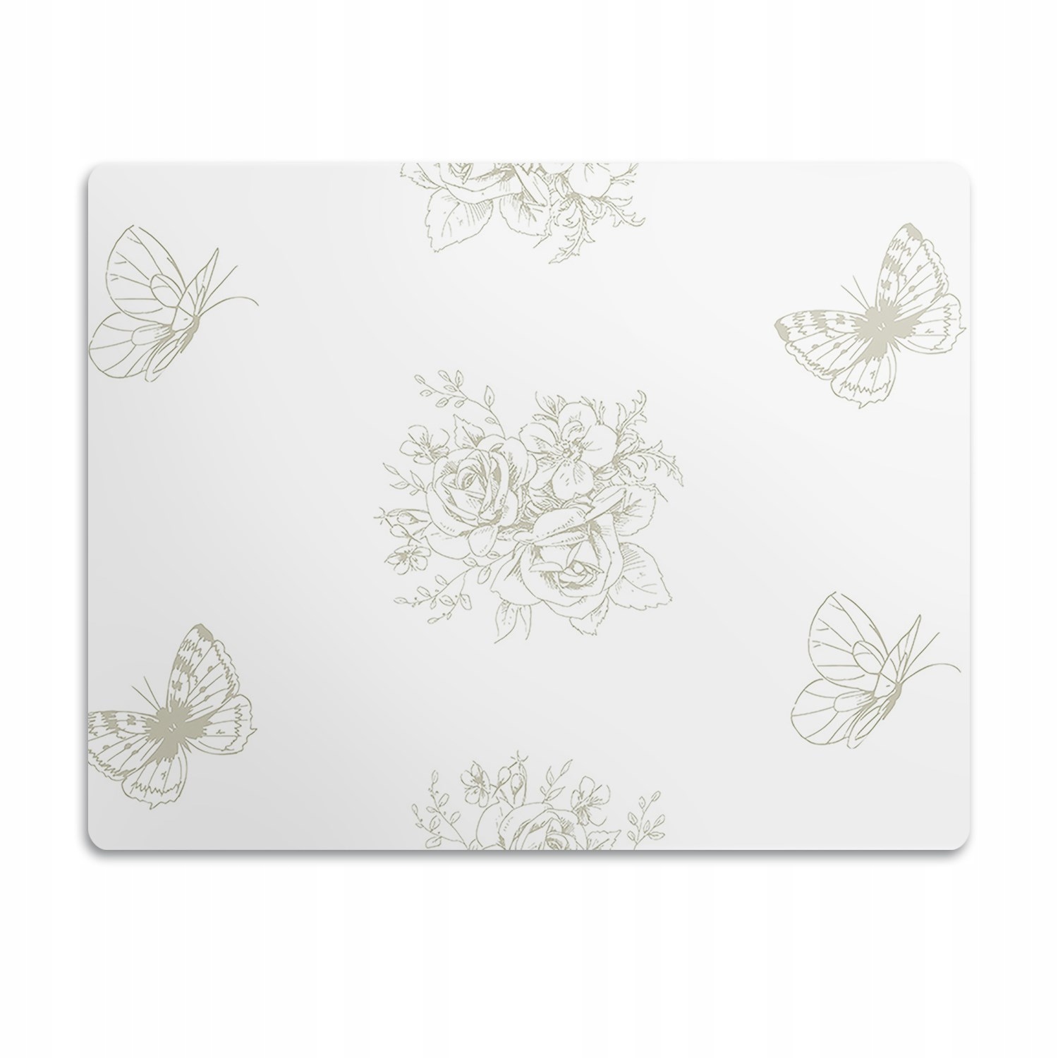 Voděodolná podložka pro psa Květiny motýli 90x60