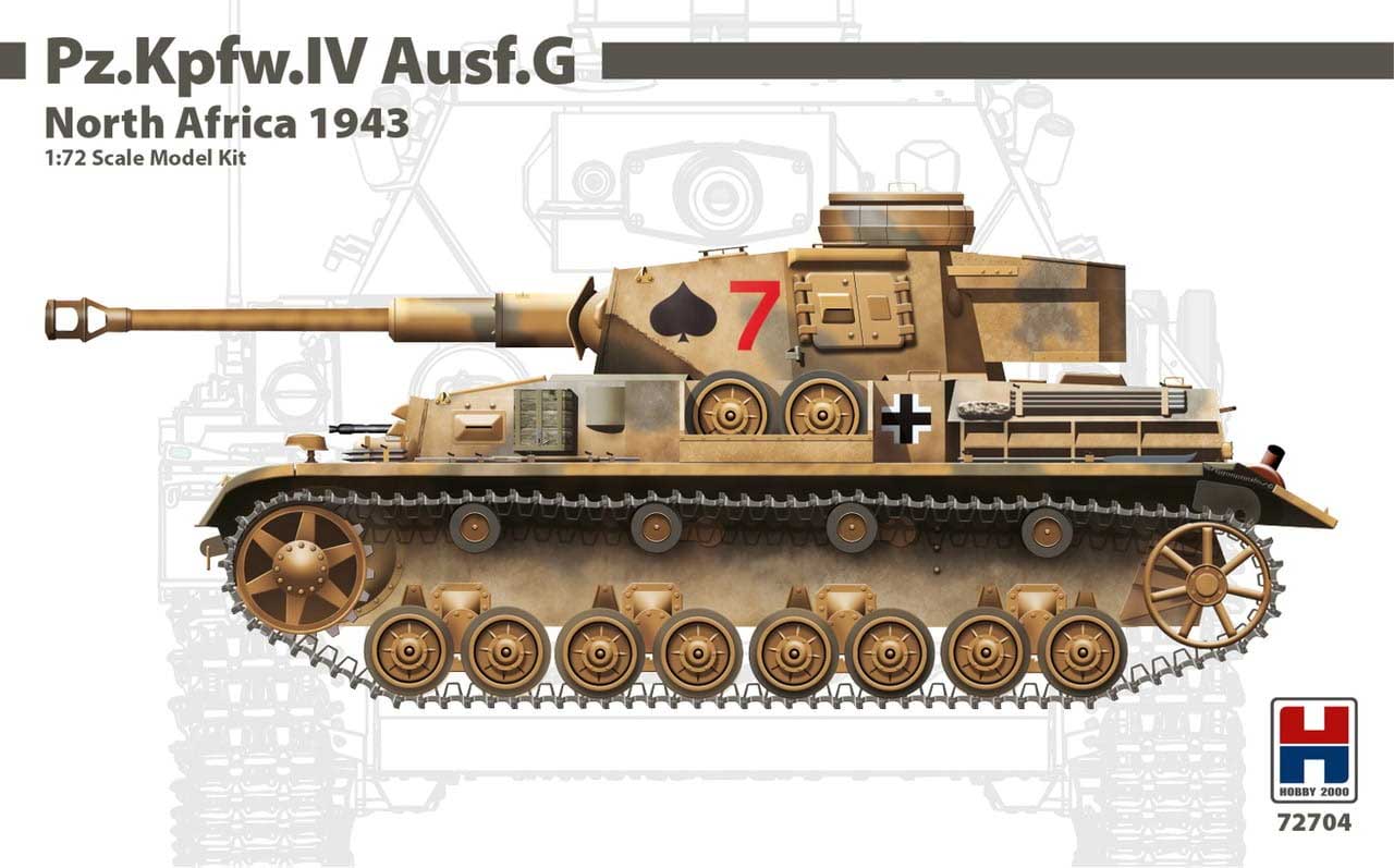 Hobby 2000 72704 1:72 Pz.Kpfw.IV Ausf.G 1943